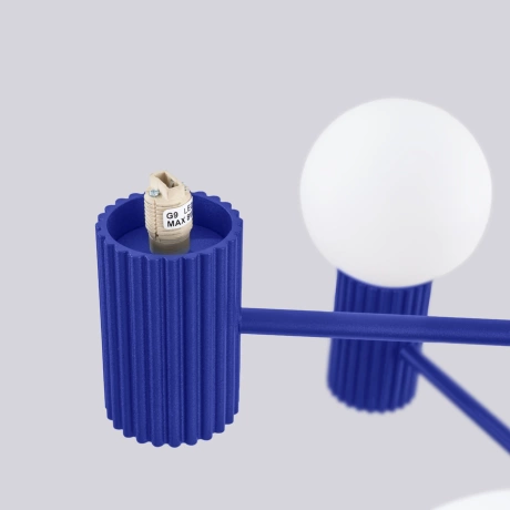 Kronleuchter HALO 6 ultramarin