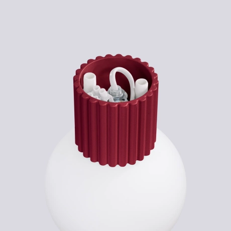 Wandleuchte HALO burgunderrot IP44