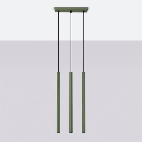 Pendelleuchte PASTELO 3P olivgrün