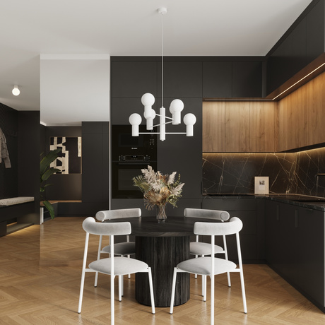 Kronleuchter HALO 6 weiß