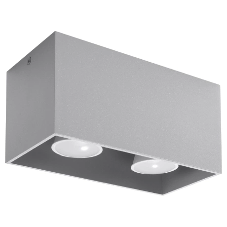 Deckenleuchte QUAD grau