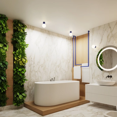 Wandleuchte HALO ultramarin IP44