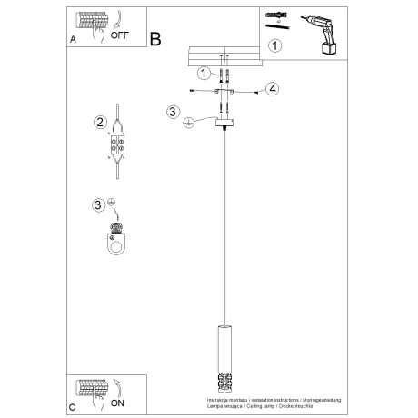 Pendelleuchte LIRO 1 weiß