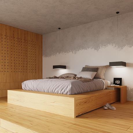 Pendelleuchte HORUS 35 schwarz