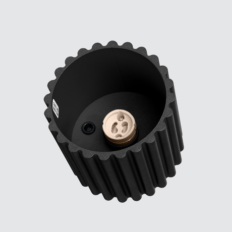 Plafond AURA 1 schwarz GU10