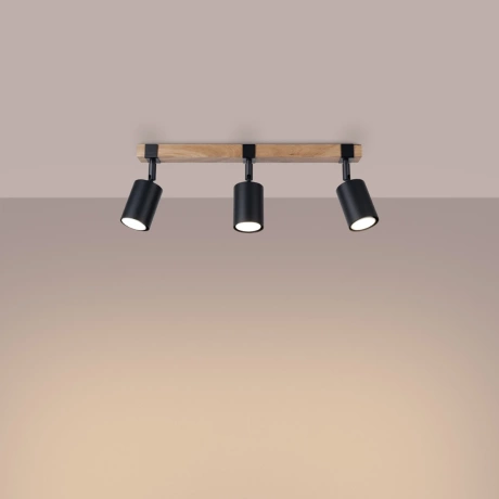 Plafond FAGER 3 Schwarz