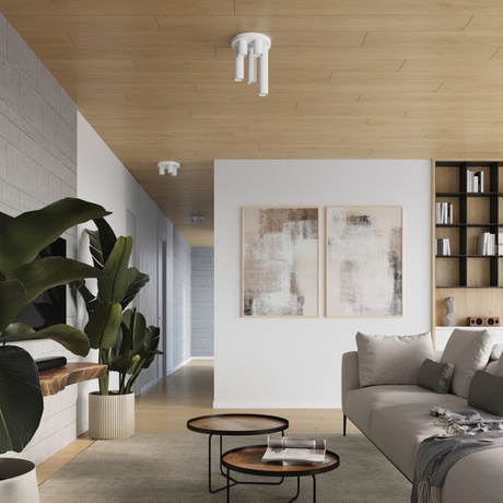 Plafond LAGOS 5P Weiß