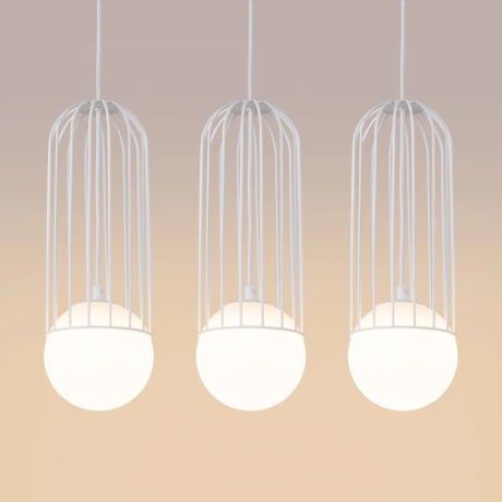 Pendelleuchte BRINA 3L Weiß