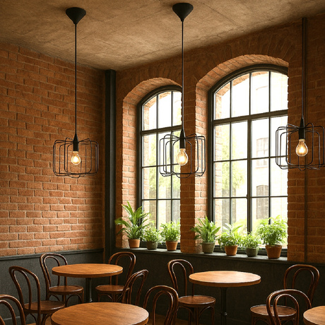 Pendelleuchte SKAAR schwarz