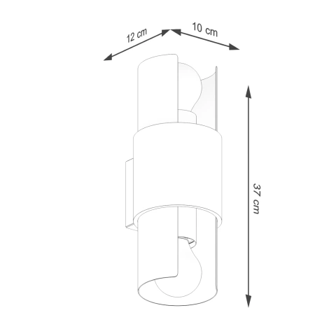Wandlampe FLASH 2 weiß