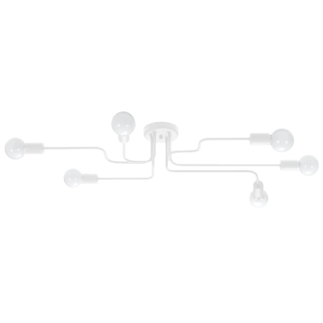 Kronleuchter VECTOR 6 weiß