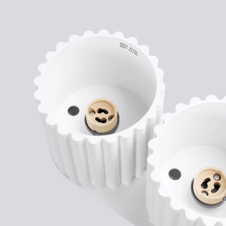 Plafond AURA 2 weiß GU10