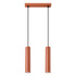 Pendelleuchte LAGOS 2 roter Ocker