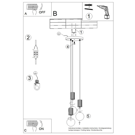 Pendelleuchte HALO 3P taupe