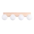 Plafond BULBO 4 Naturholz