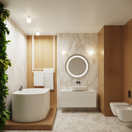 Plafond HALO weiß IP44