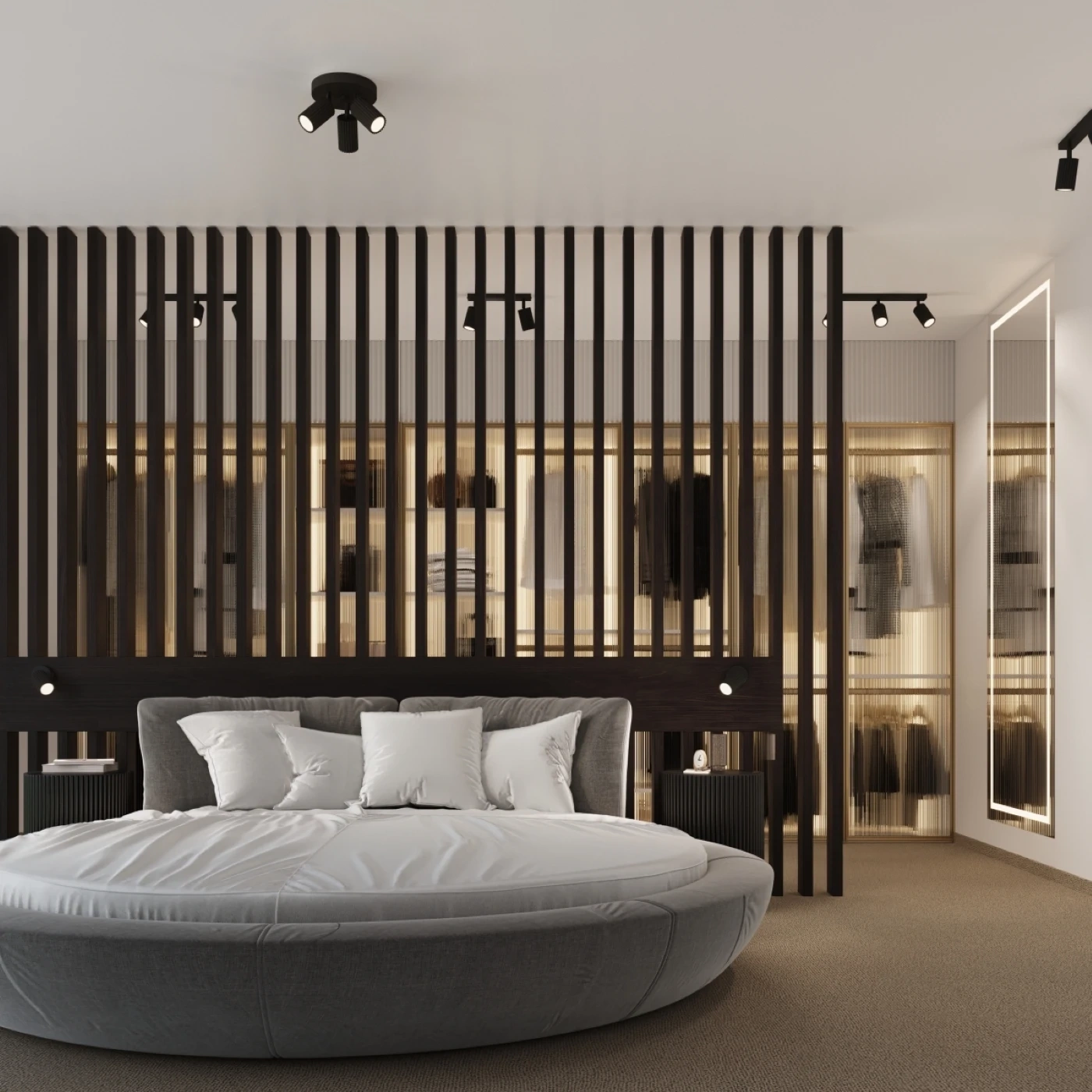 Plafond KARBON 3P schwarz