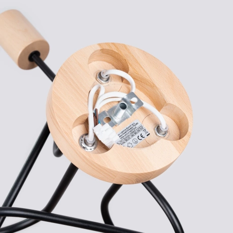 Kronleuchter EMBER 3 Schwarz