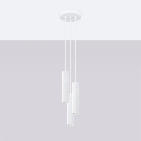 Pendelleuchte KARBON 3P weiß