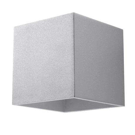 Wandleuchte QUAD 1 grau