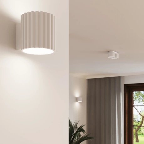 Plafond AURA 2 weiß Gx53