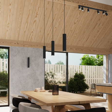 Plafond KARBON 6L schwarz