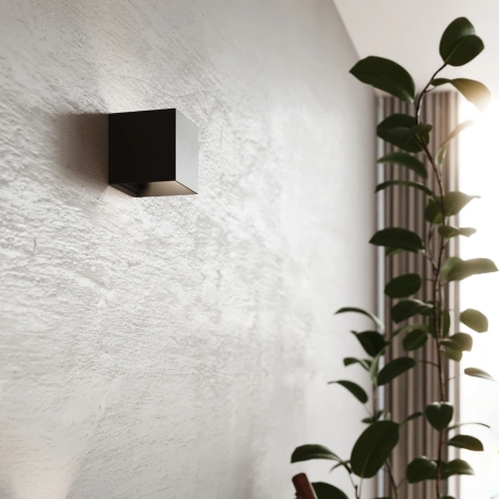Wandleuchte LUCA schwarz LED IP54