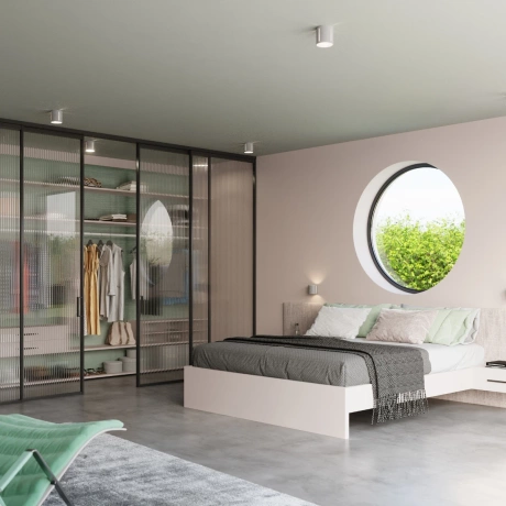 Wandleuchte INEZ grau