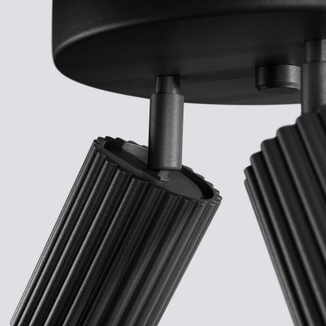 Plafond KARBON 3P schwarz