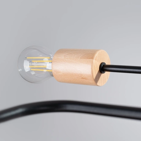 Kronleuchter TIMBO 4 schwarz