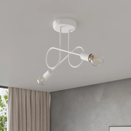 Kronleuchter LOOP 2 Weiß