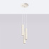 Pendelleuchte KARBON 3P beige