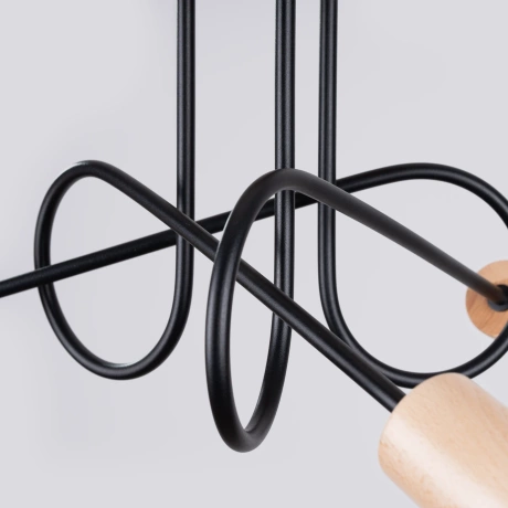 Kronleuchter EMBER 3 Schwarz