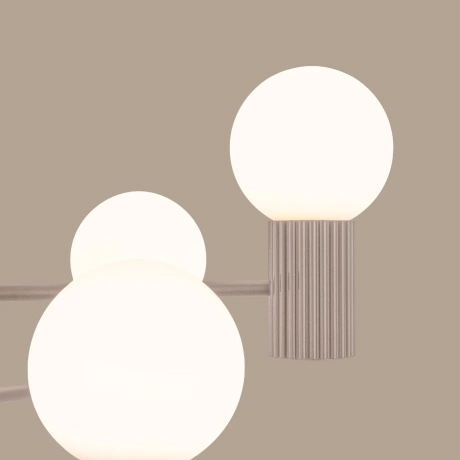 Kronleuchter HALO 6 taupe