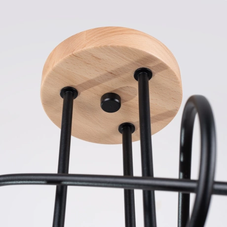 Kronleuchter EMBER 3 Schwarz