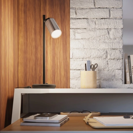 Plafond WINX 4L schwarz/chrom