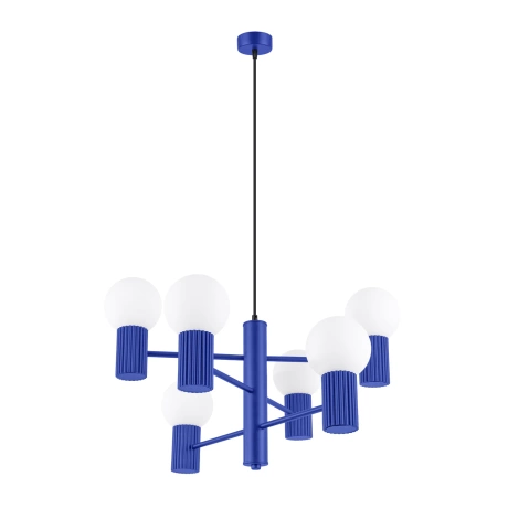 Kronleuchter HALO 6 ultramarin