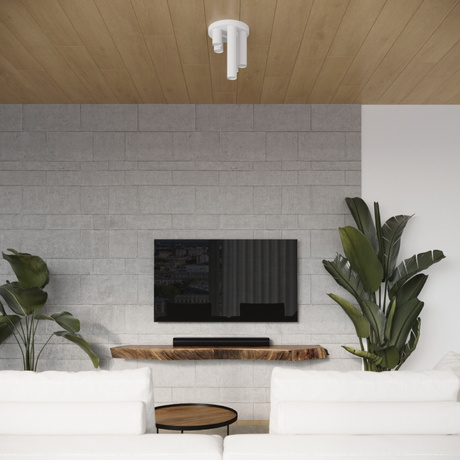 Plafond LAGOS 5P Weiß