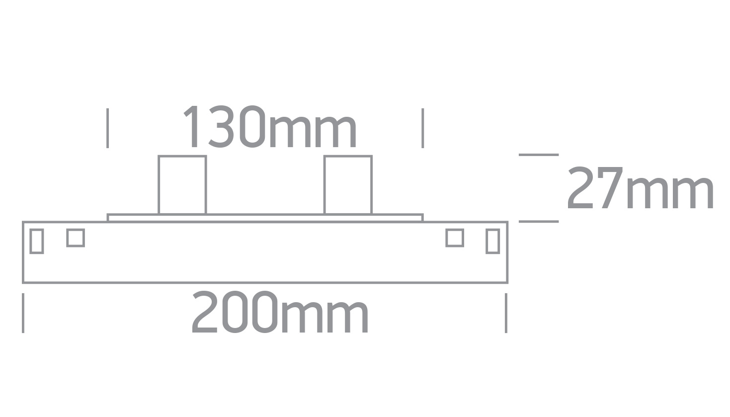 SONE 2 schwarze LED 3000K 4W 200lm