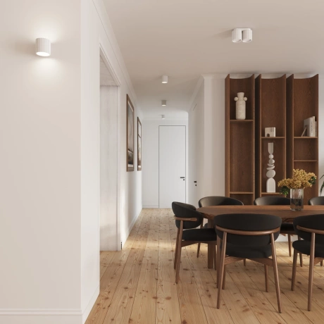 Plafond AURA 2 weiß GU10