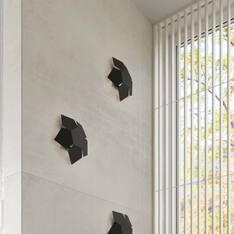 Wandleuchte PENTA schwarz