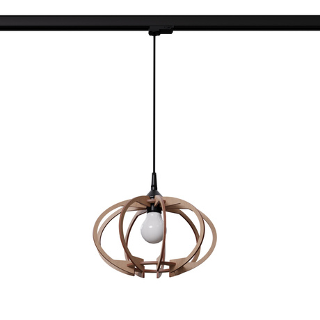 Pendelleuchte MANDARINO Natural Holz E27 4000K 7,5W 690lm #B