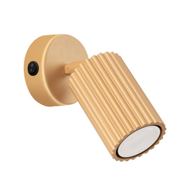 Wandleuchte KARBON goldene mit Schalter