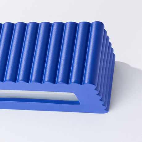 Wandleuchte Keramik RIGATA ultramarin