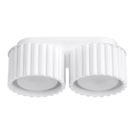 Plafond AURA 2 weiß Gx53