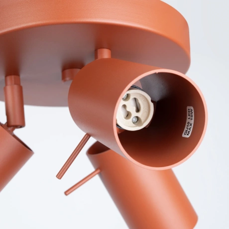 Plafond RING 3P roter Ocker