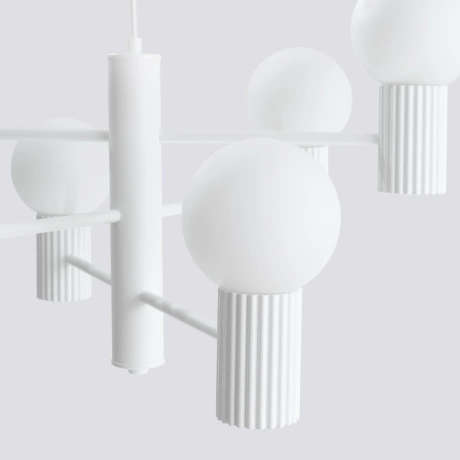 Kronleuchter HALO 6 weiß