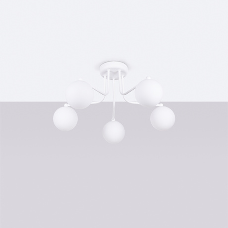 Kronleuchter ASTRAL 5 weiß