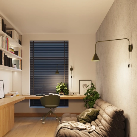 Wandleuchte NOX olivgrün