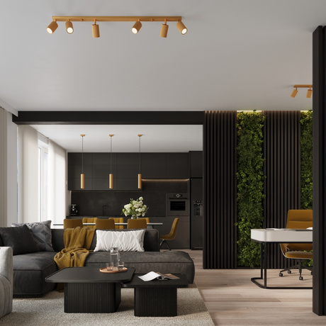 Plafond KARBON 4L golden